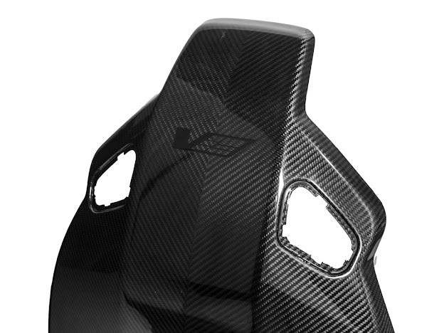 2016+ CADILLAC CTS-V3  | RECARO CARBON FIBER SEAT REAR PANEL COVER REPLACEMENT (DRIVER AND PASSENGER)